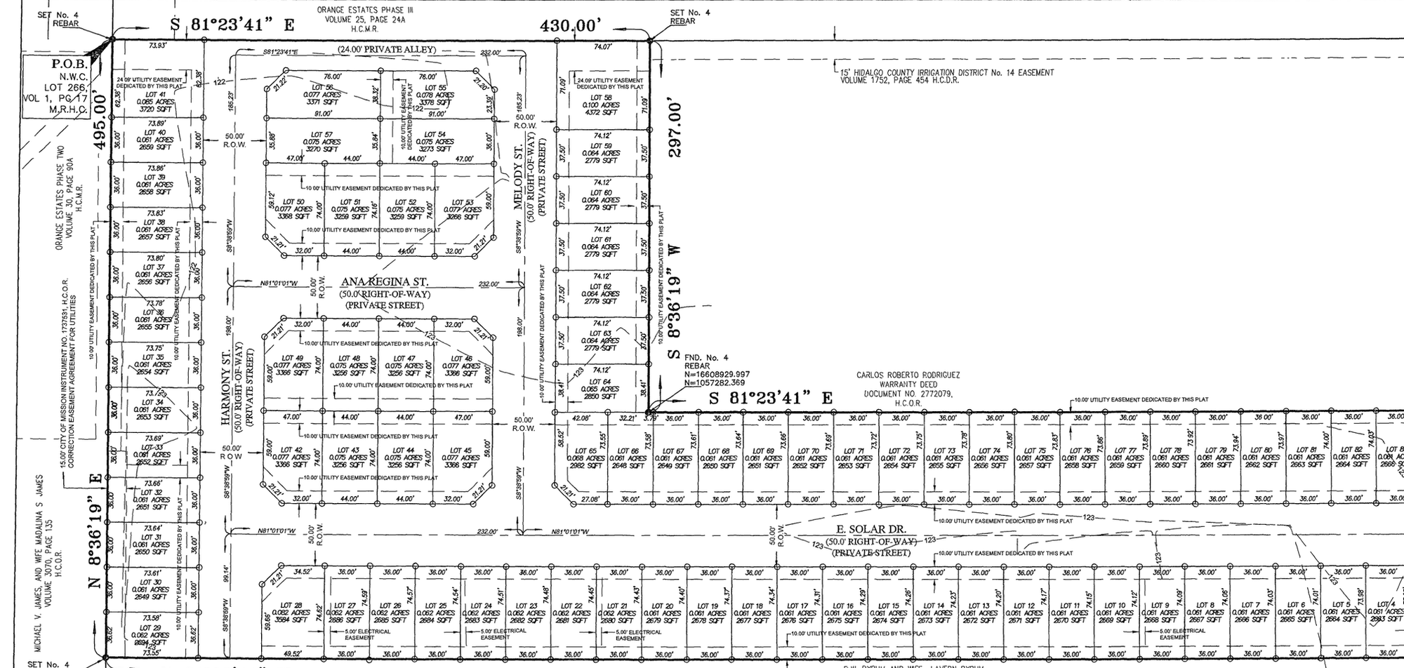Garden Path Subdivision plat